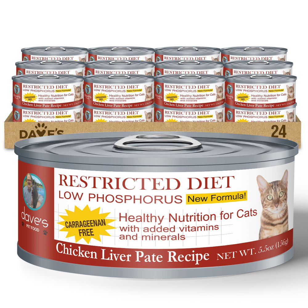 Dave's Pet Food conserve foie de poulet, texture riche et hydratante pour les repas quotidiens.