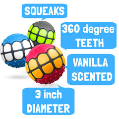 Balle Dawg Grillz qui couine pour des jeux interactifs et amusants.