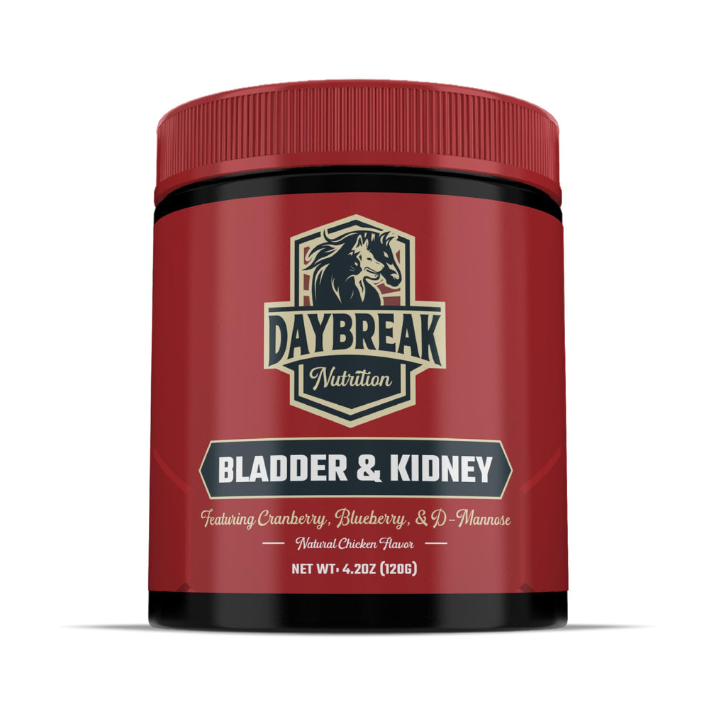 Daybreak Nutrition Poudre Cranberry infections urinaires – soutien urinaire chiens et chats.