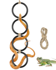 DBNESS anneaux d escalade pour serpent, ensemble prêt à enrichir le terrarium.