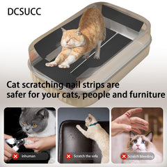 DCSUCC bandes-lime griffes-chat avec grains 80 et 120, polissage en douceur.