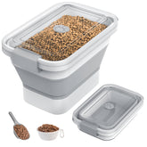 DDMOMMY bocal alimentaire pour chien pliable, gain de place et rangement facile.