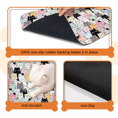 Tapis antidérapant DDPODNQAK, reste en place pendant les repas.
