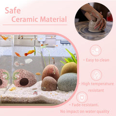 Deapeey accessoire aquarium habitat multi: refuge polyvalent pour crevettes et petits poissons