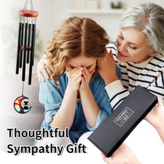 DearKeeps carillon 25,5 pouces, présence extérieure élégante.