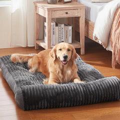 DEBANG HOME lit pour chien avec oreiller-design, repos facilité pour tête et cou