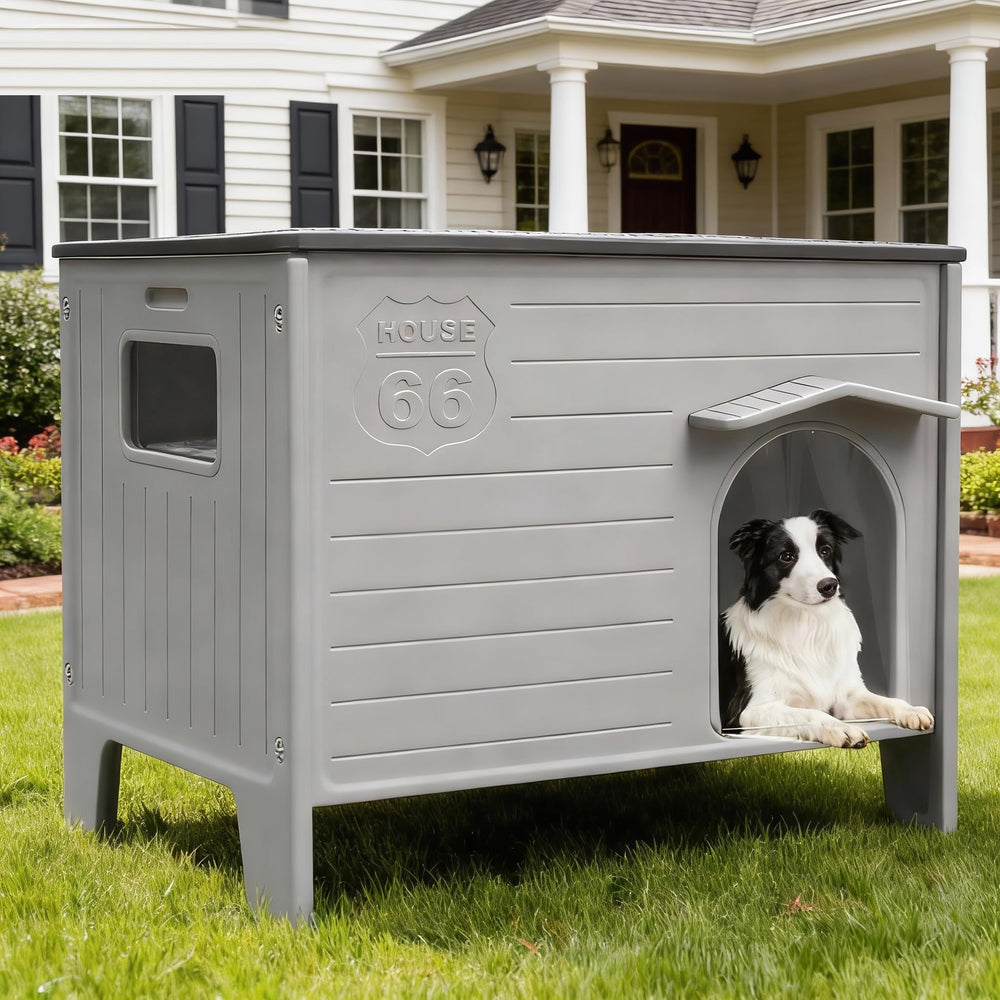 Maison Deblue pour chien extérieure imperméable, idéale pour protéger en pluie