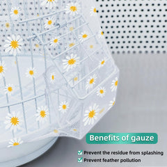 DECKALY couvre-cage nylon extensible, ajuste rapidement sans outil.