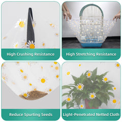 DECKALY reseau nylon pour cage oiseau respirant, meilleure circulation d'air.
