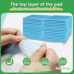 Deep Dear tapis absorbant pipi chien XXL 30x36: évacuation rapide du liquide.