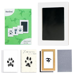 DeerZone kit empreinte patte sans encre pour souvenirs propres