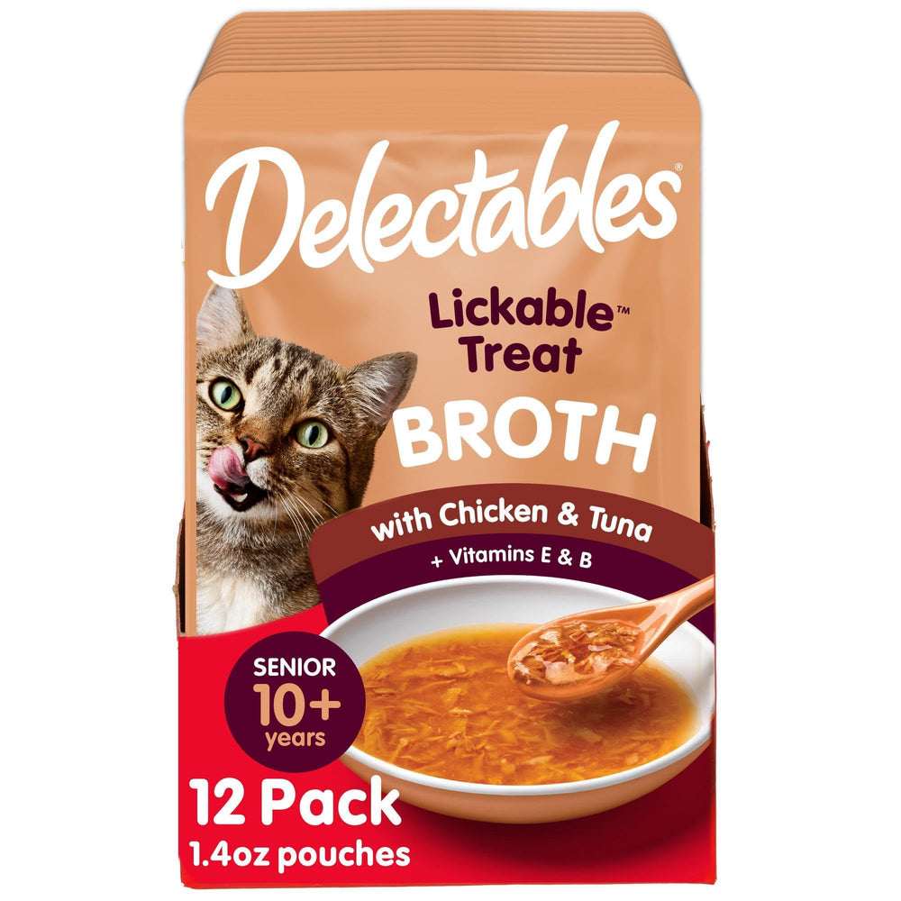 Bouillon savoureux Delectables Senior Poulet Thon, hydratation et saveur