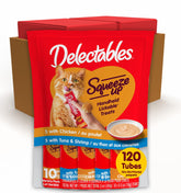 Delectables Squeeze Up pack-variete-tubes: friandises pratiques et faciles à partager.