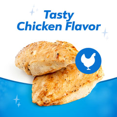 Goût poulet Dentalife pour une mastication agréable.