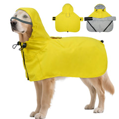 DENTRUN imperméable chien pluie capuche XXL : protection fiable lors des balades sous pluie