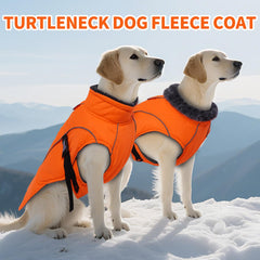 Manteau DENTRUN col-roule: col montant pour plus de chaleur.