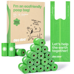 Deo Doo Sacs avec poignée Sakura pour ramasser les crottes de chien.