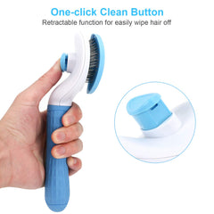 Depets brosse démêlante chat poil court réduit les nœuds.