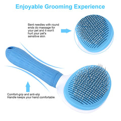 Depets brosse démêlante chat poil long pour pelage lisse.