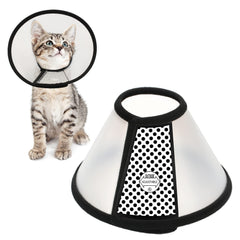 Cône de récupération Depets pour chat, protège les plaies pendant le toilettage.