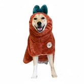 robe-douche-chien ultra absorbante de DERPYCHAPPY pour séchage rapide