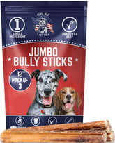 Devil Dog batons jumbo 12 po pack3, idéal pour grands chiens.