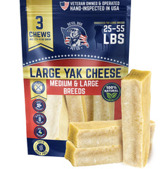 Friandises Yak Fromage Devil Dog en emballage, pratique lot trio pour planifier les collations