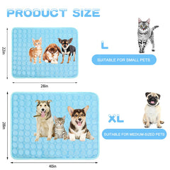 dgdgbaby matelas refroidissant pour chien petit, idéal en voyage.