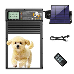 Panneau solaire intégré sur DGRTDZ porte-chien, alimentation autonome.