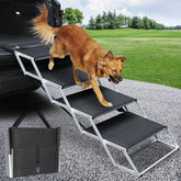 Rampe DGSL 4 marches très large en aluminium pour camion et SUV.