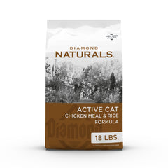 Diamond Naturals Active Cat, poulet séché, protéine principale pour chat actif