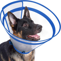 Didopet collier recovery transparent vision 360: confort et visibilité