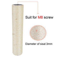 Dimaka détail matière sisal, fibre robuste pour griffage durable et satisfaisant.