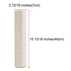 Dimaka grattoir chat carton et sisal, offre deux textures pour l'usure naturelle.