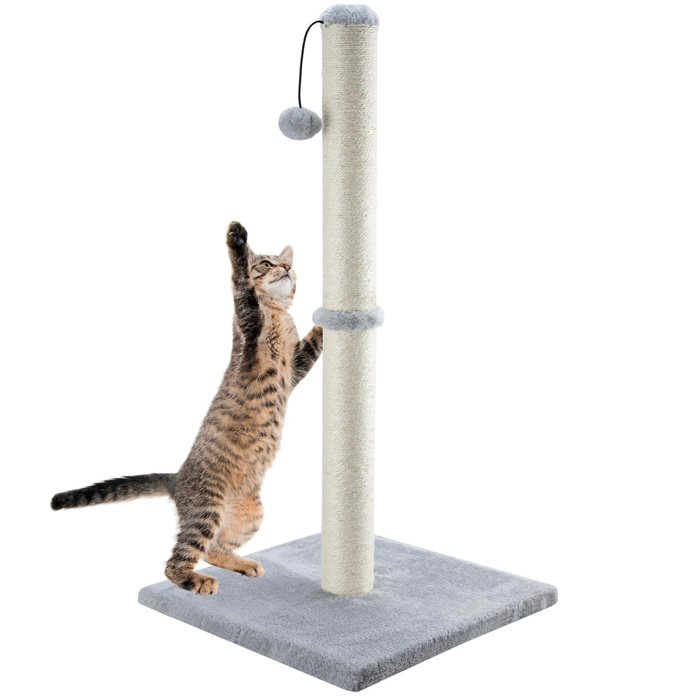 Dimaka poste-grattoir 34 pouces pour chats de toutes tailles.