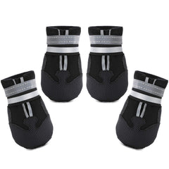 Bottes Dimicoo imperméables pour chien moyen protégeant contre neige et pluie