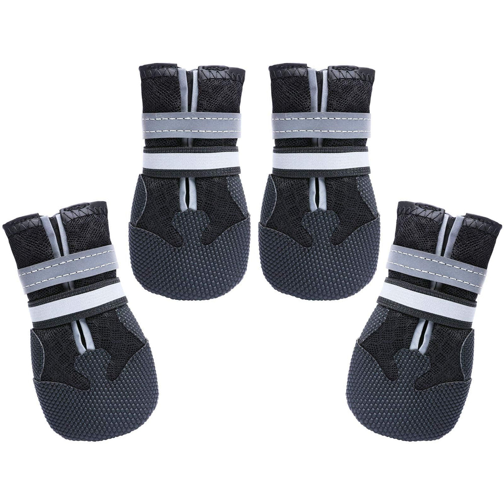 Dimicoo bottes pour chien patte respirante, protection contre pavage chaud et froid.