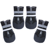 Dimicoo bottes pour chien patte respirante, protection contre pavage chaud et froid.