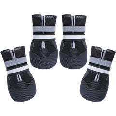 Dimicoo bottes pour chien patte respirante, protection contre pavage chaud et froid.