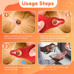Dimsem outils tiques pour chiens et humains, parfait pour randonnées.