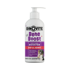 Dinovite BeneBoost bouteille pour chien, verser sur sa nourriture pour soutenir les articulations.