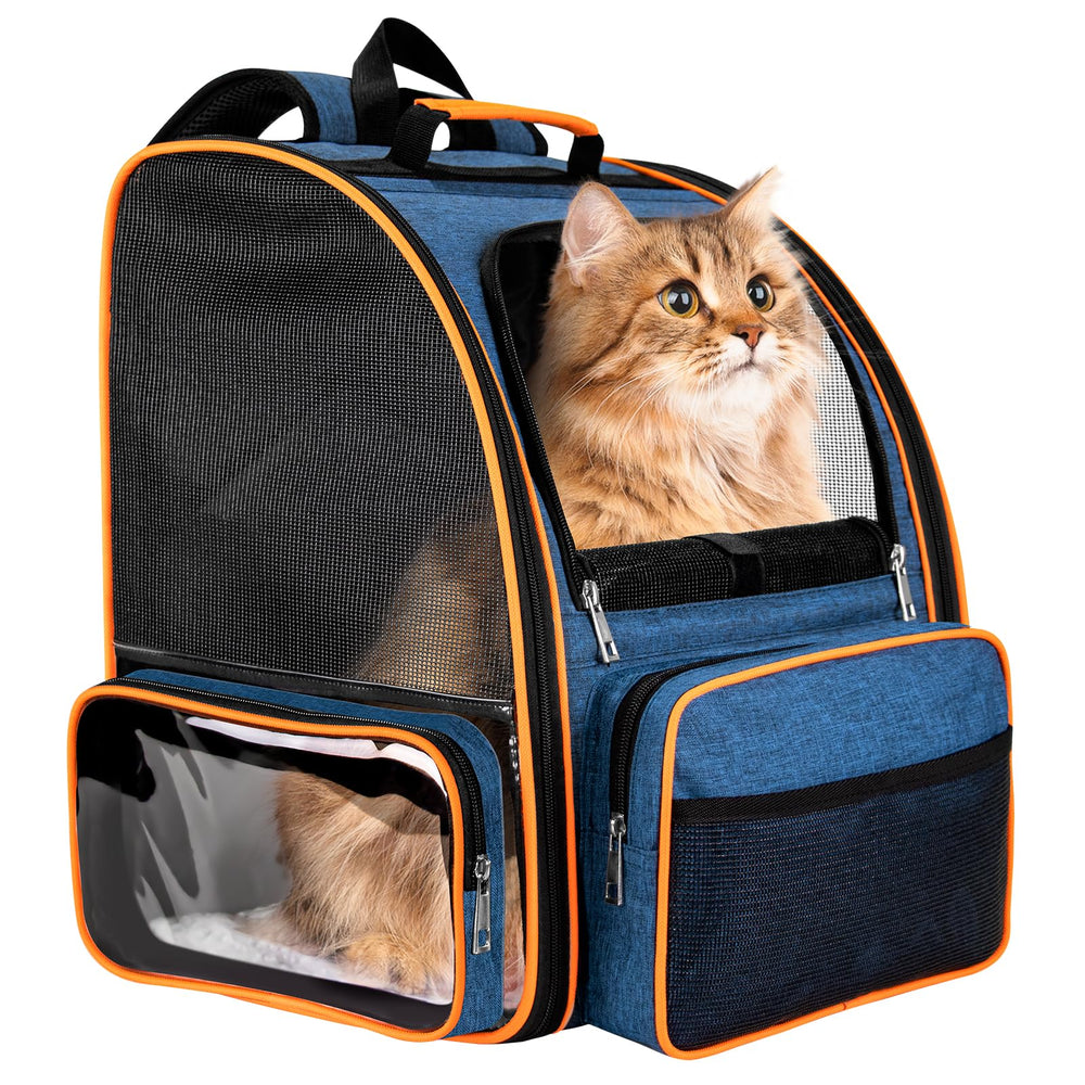 Discala sac à dos chat ventilation mesh pour voyage calme et aéré.