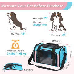 Discala sac transport chat rose, confort et portabilité au quotidien.