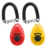 Diyife Clicker chien rouge en main, outil d'entraînement clair et efficace