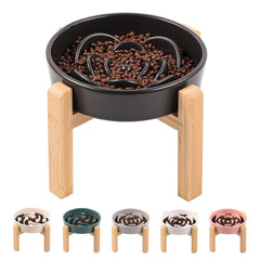 DJJJOOYS bol élevé en céramique, accès facile à la nourriture pour chiens.