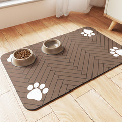 DK177 Tapis absorbant pour repas, déversements rapidement absorbés et sol propre