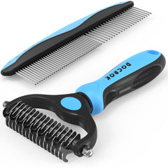Docrok brosse démêlage bleu: démêle en douceur et réduit les nœuds.