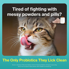 Doctor By Cat Biome Probiotiques: chat heureux apres ingestion facile.