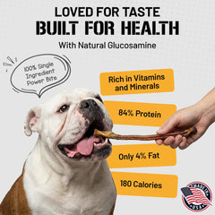 Dog Chits Bully Sticks – ingrédient-agneau-pizzle, option simple pour chiens sensibles.
