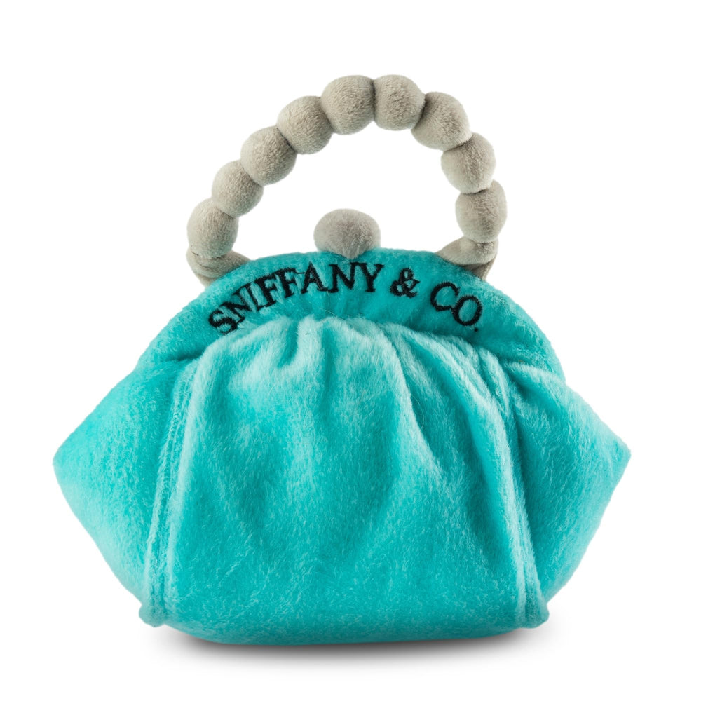 Dog Diggin Designs Sniffany Co pochette peluche avec sifflet, parfait pour jeux interactifs.